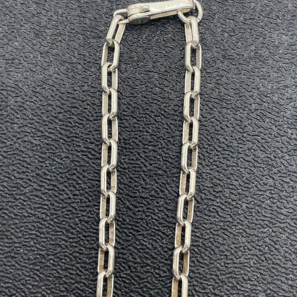 ** SOLD ** SOLD**🌹GUCCI Interlocking Double G 925 Unisex Necklace -EUC - Picture 8 of 12